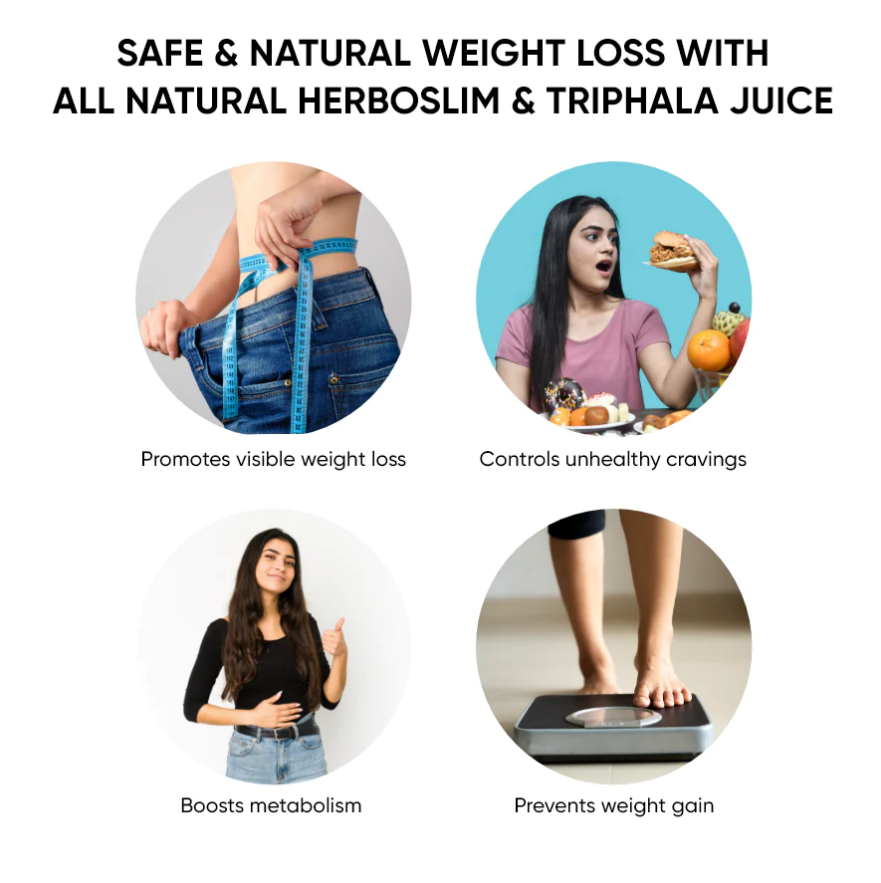 Dr. Vaidya's Triphala Juice + 2 Herboslim image 3