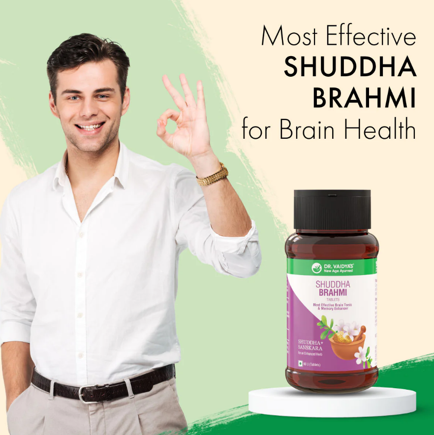 DR. Vaidya's Shuddha Brahmi 60 Cap image 5