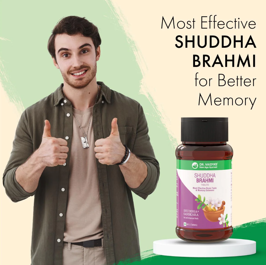 DR. Vaidya's Shuddha Brahmi 60 Cap image 6