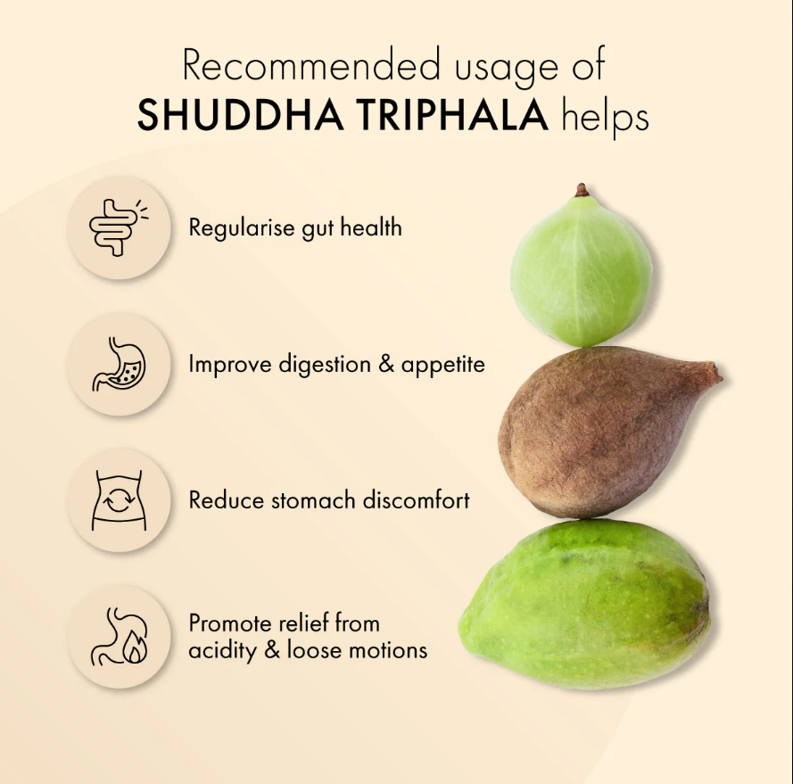 Dr. Vaidya's Shuddha Triphala - 60 Cap image 4