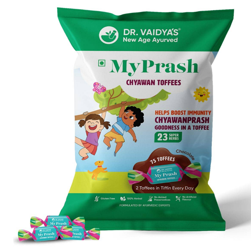 Dr. Vaidya's MyPrash Chyawan Toffees - 75 Toffees image 3