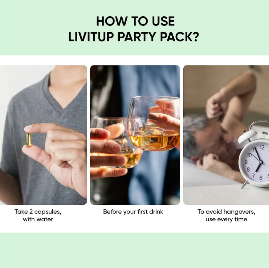 Dr. Vaidya's LIVitup Hangover Shield image 5