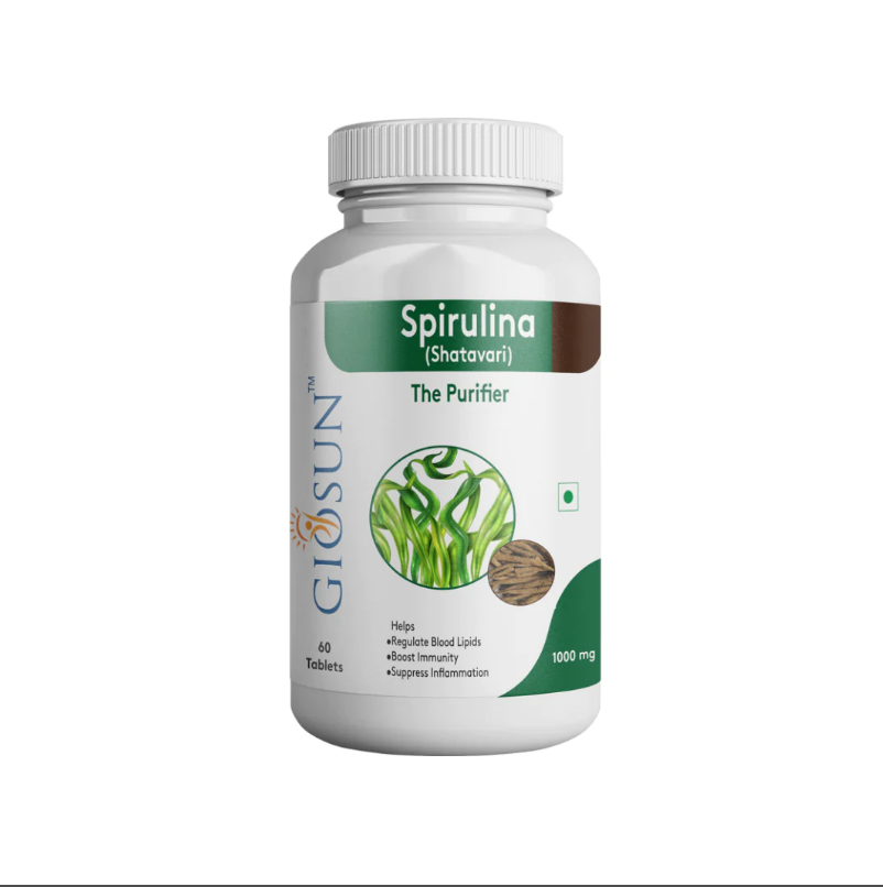 Giosun Spirulina with Shatavari - 60 Cap image 2
