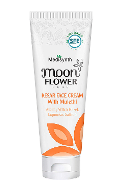 Medisynth Naturals Moonflower Kesar Mulethi Face Cream - 50g image 2