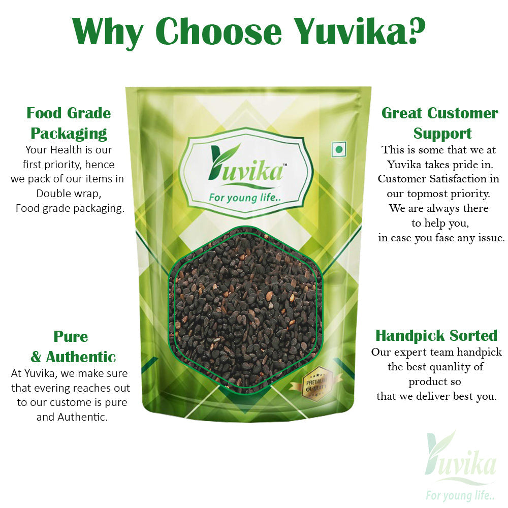 Yuvika Til Kala Spl (Edible Seeds) - Sesamum indicum - Black Sesame Seeds image 3