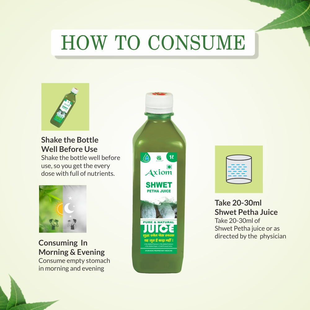 Axiom Shwet Petha Juice - 1 Liter image 2