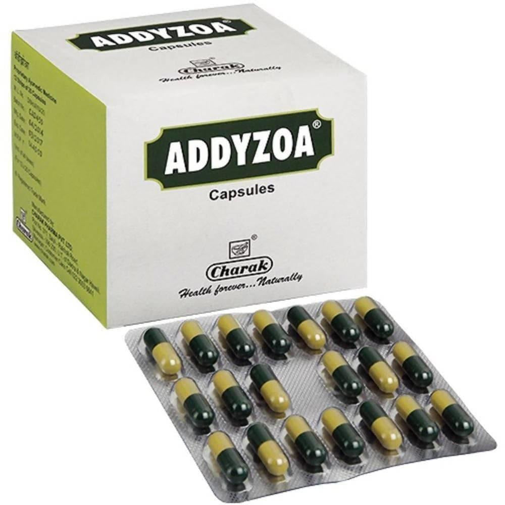 Charak Pharma Addyzoa Capsules Each Strip 20 caps - 200 Capsules