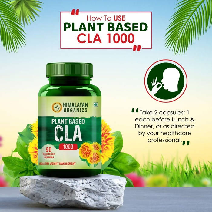Himalayan Organics Plant Based CLA 1000 Capsules - 90 caps image 6