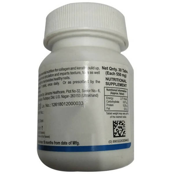Bakson's Homeopathy Nail & Hair Aid Tablets image 2