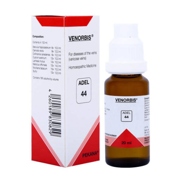 ADEL Homeopathy 44 Venorbis Drops - 20 ml image 3