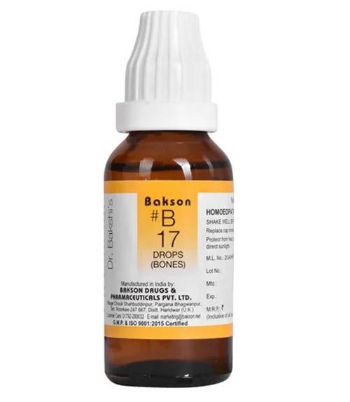Bakson's Homeopathy B17 Drops - 30 ml image 2