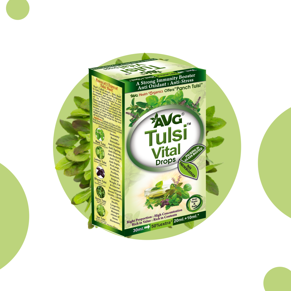 AVG Tulsi Vital Drops - 30 ml