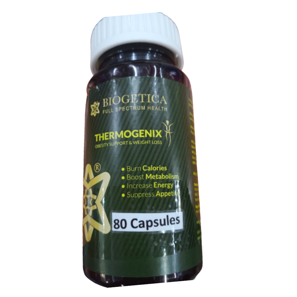 Biogetica Thermogenix (Obesity Support & Weight Management) - 80 Capsules image 2