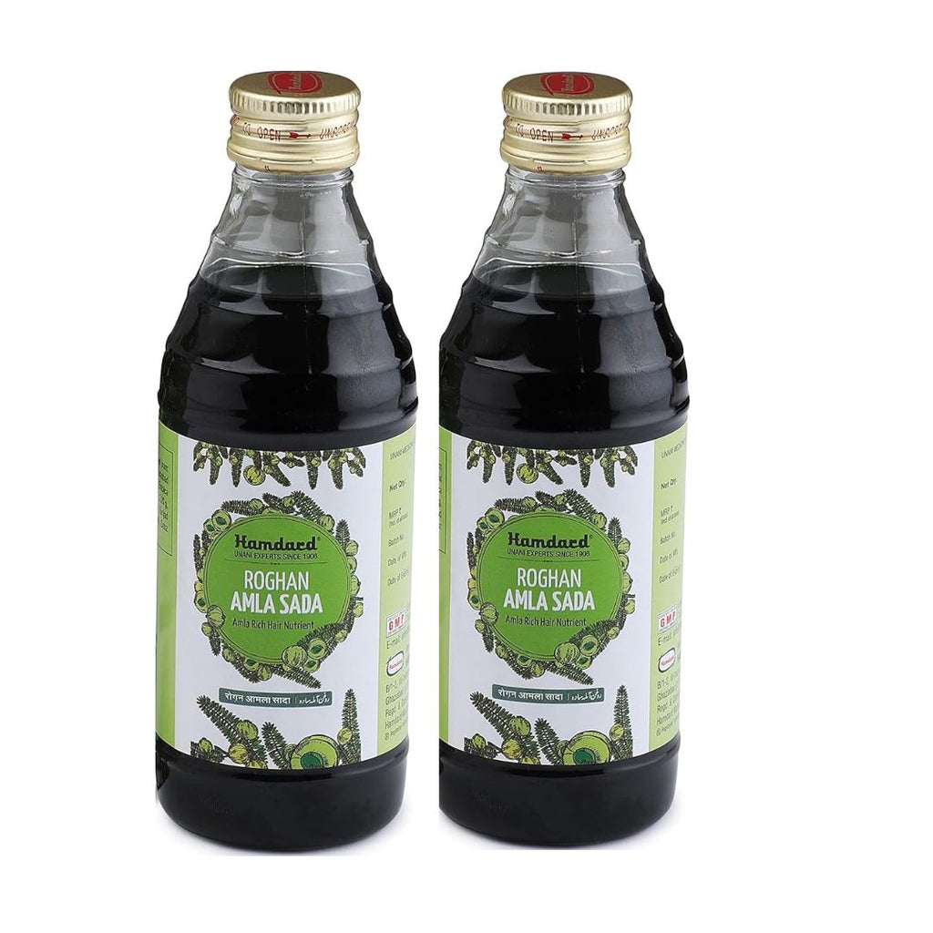 Hamdard Roghan Amla Sada - 100 ml image 2