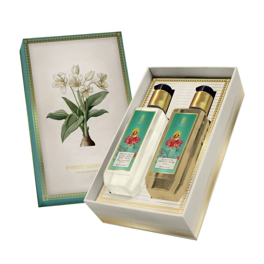 Forest Essentials White Lily Body Care Duo (Soundarya) Box image 2