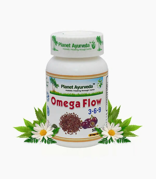 Planet Ayurveda Omega Flow 3-6-9 Capsules - 60 tabs