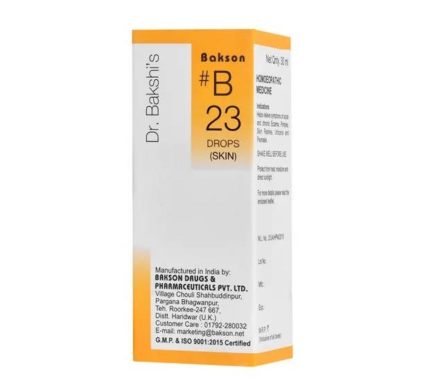 Bakson's Homeopathy B23 Drops image 2