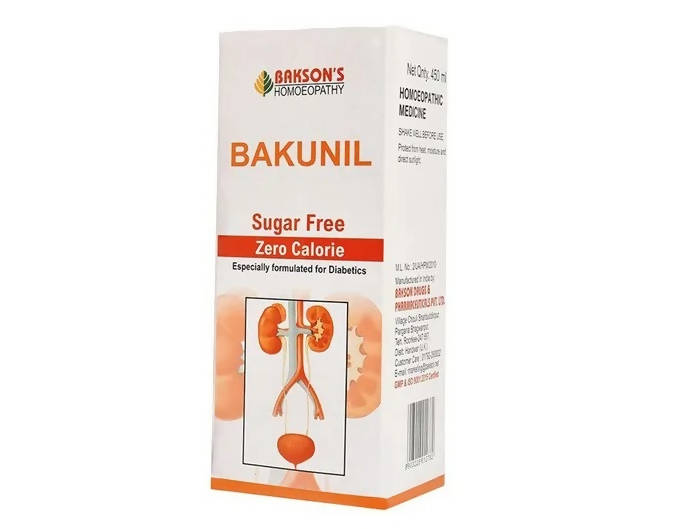 Bakson's Homeopathy Bakunil Syrup (Sugar Free) image 2