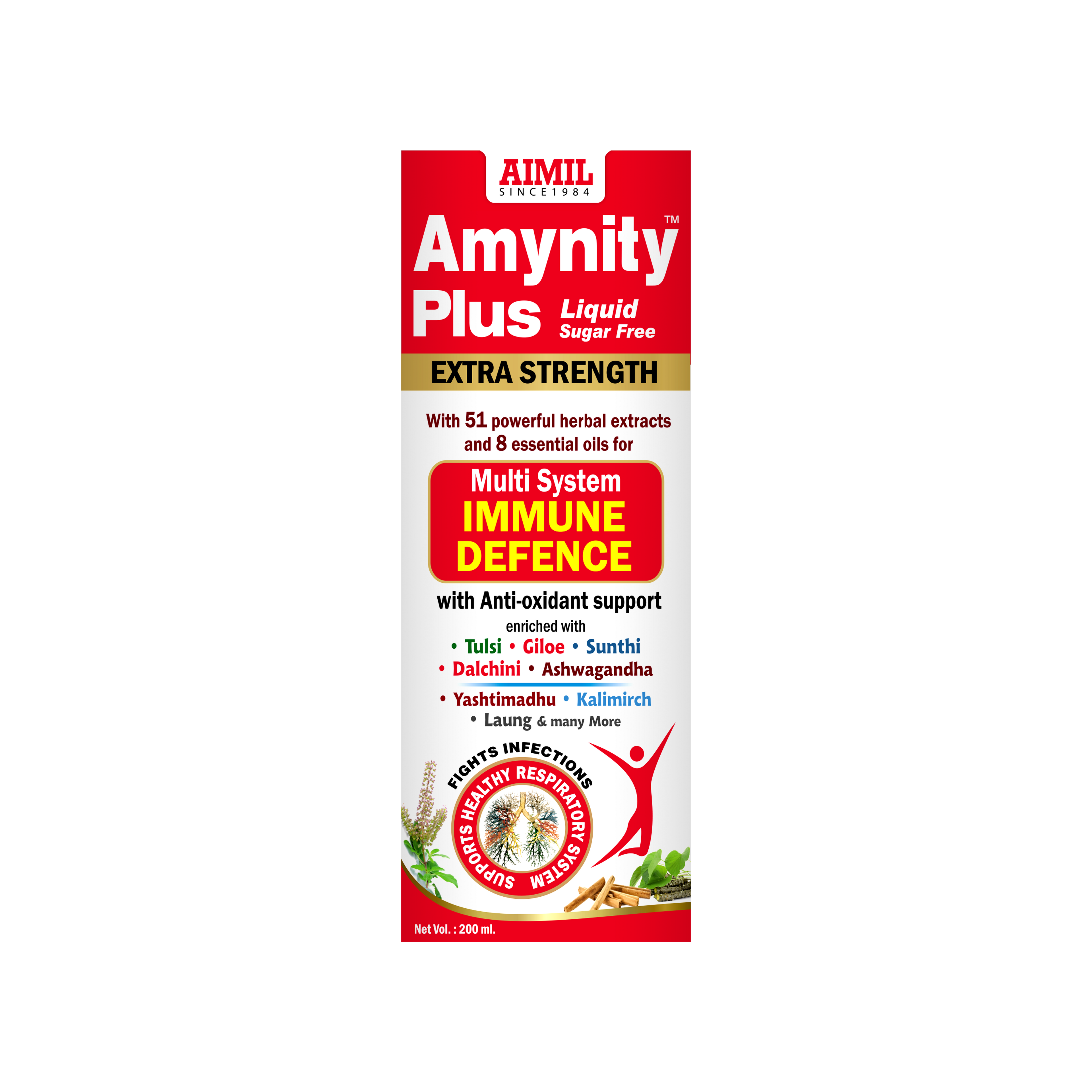 AIMIL Amynity Plus Syrup - 200 ml