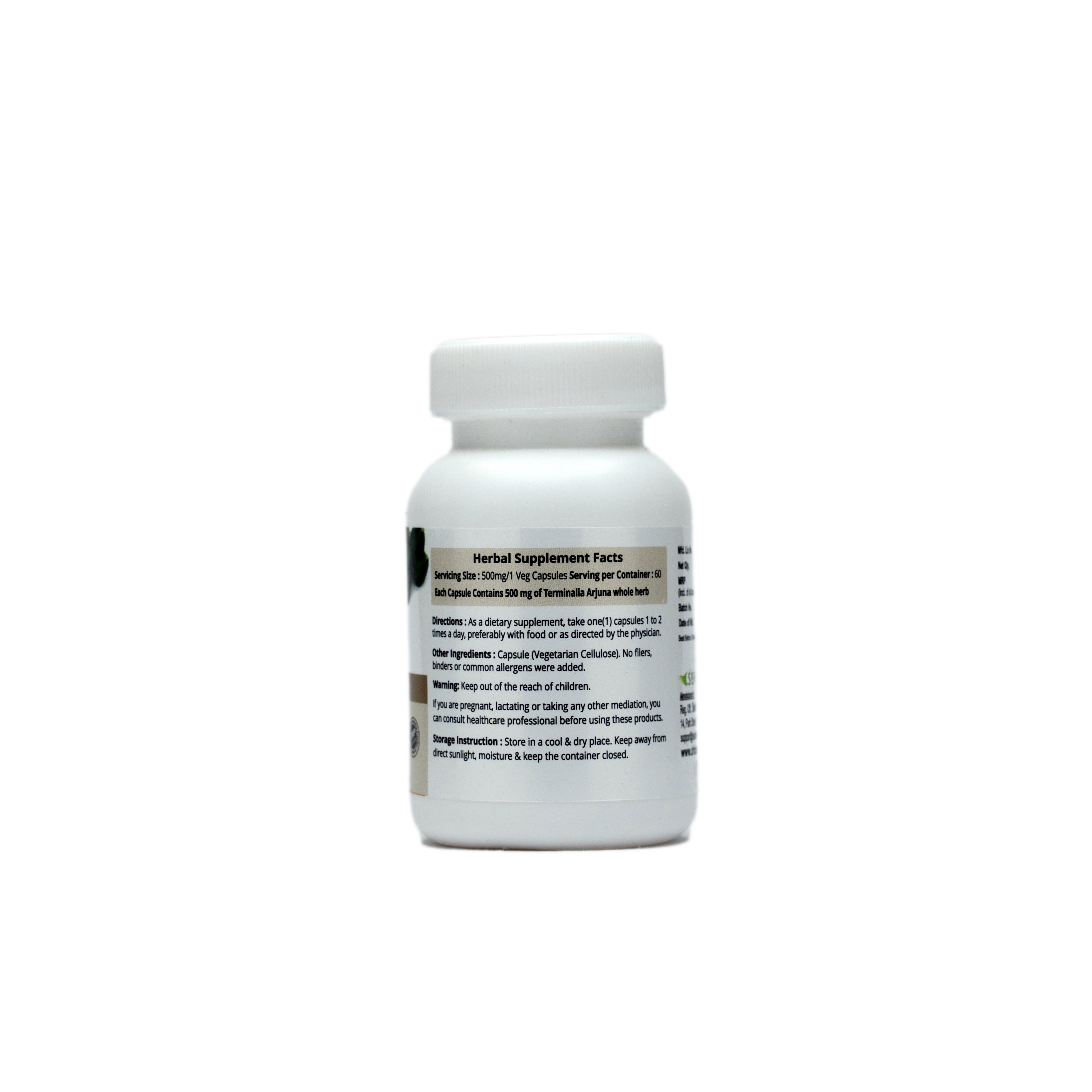 Dr. Talat's Arjun - Heart Care - 60 Capsules image 2