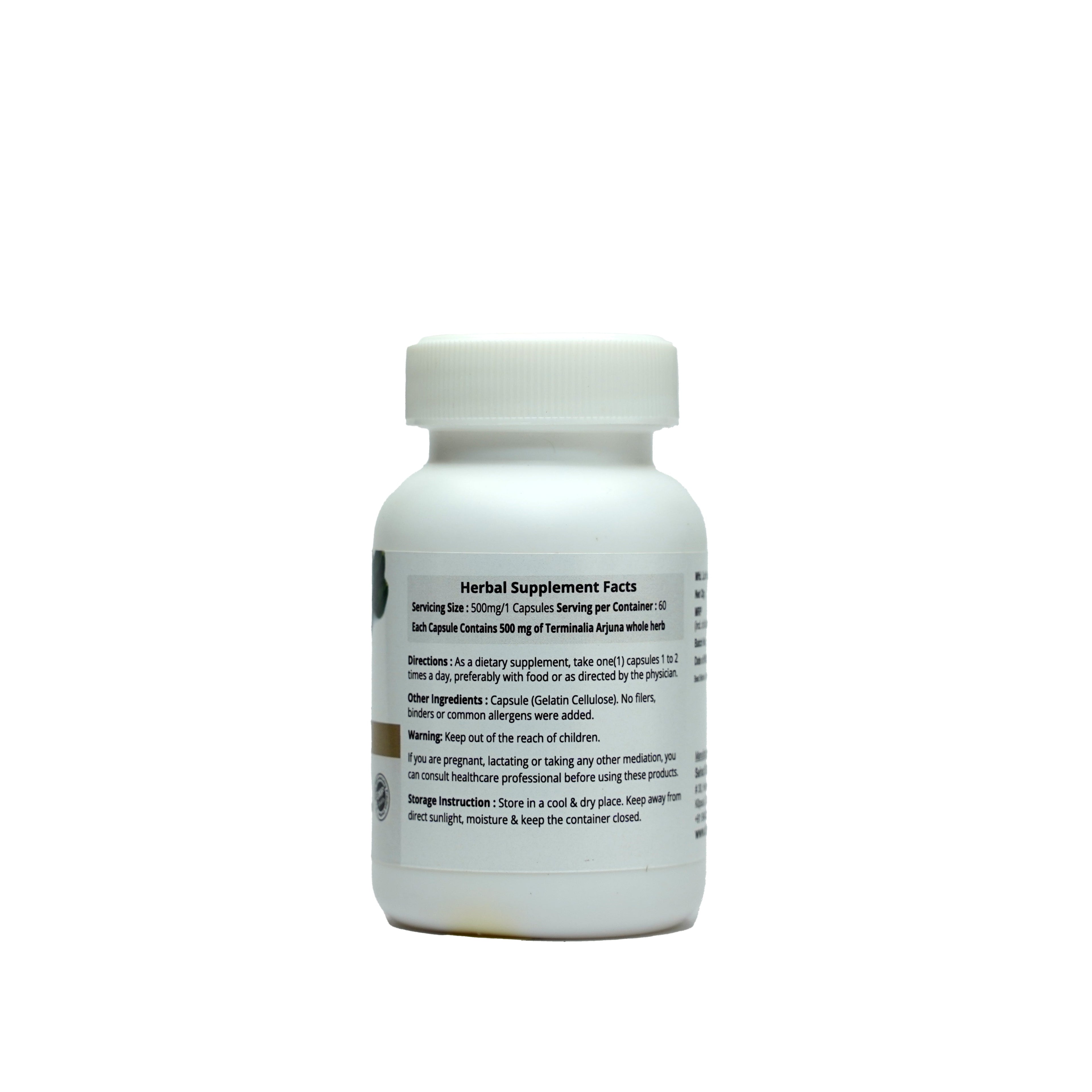 Dr. Talat's Arjun - Heart Care - 60 Capsules image 5