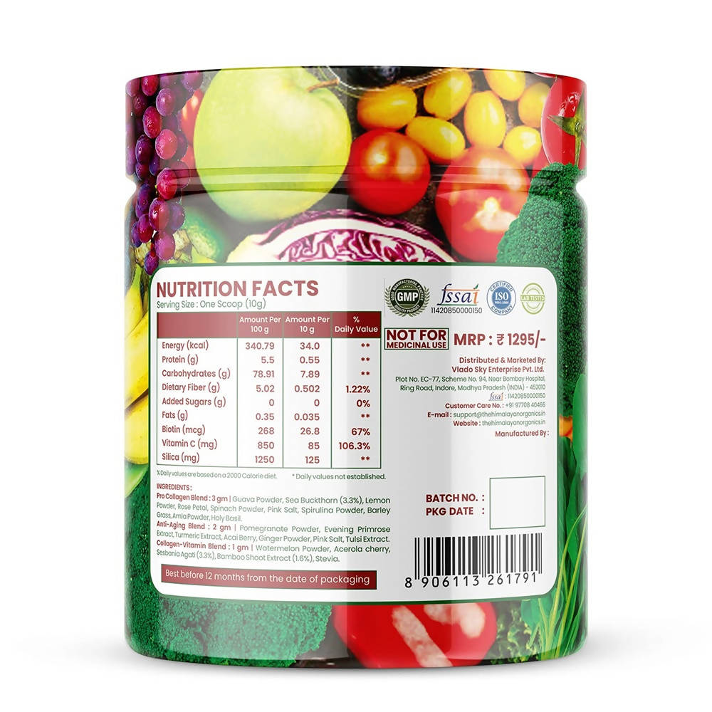 Himalayan Organics Plant Based Collagen Builder Powder - 250 gms image 2