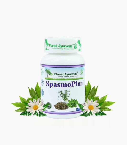 Planet Ayurveda Spasmoplan Capsules - 60 tabs