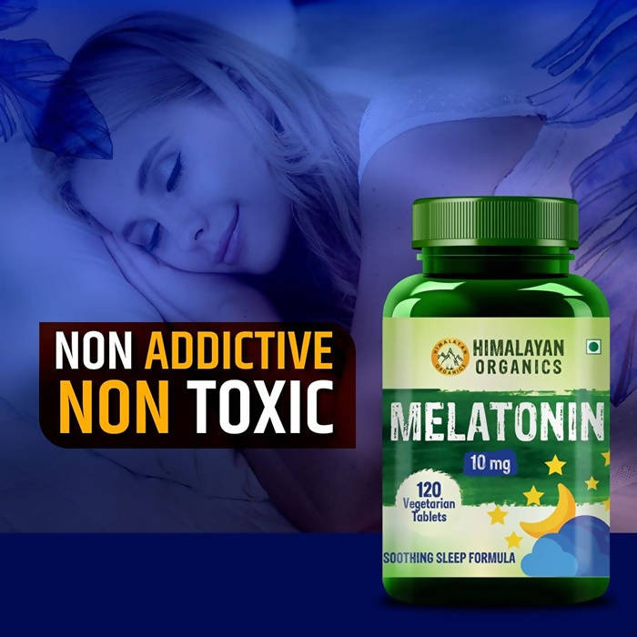 Himalayan Organics Melatonin 10 mg Vegetarian Tablets image 9