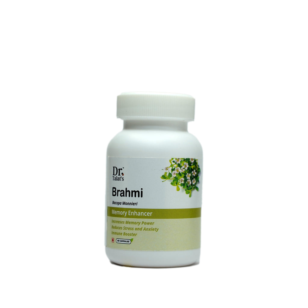 Dr. Talat's Brahmi Herbal Capsules - 60 Capsules image 4
