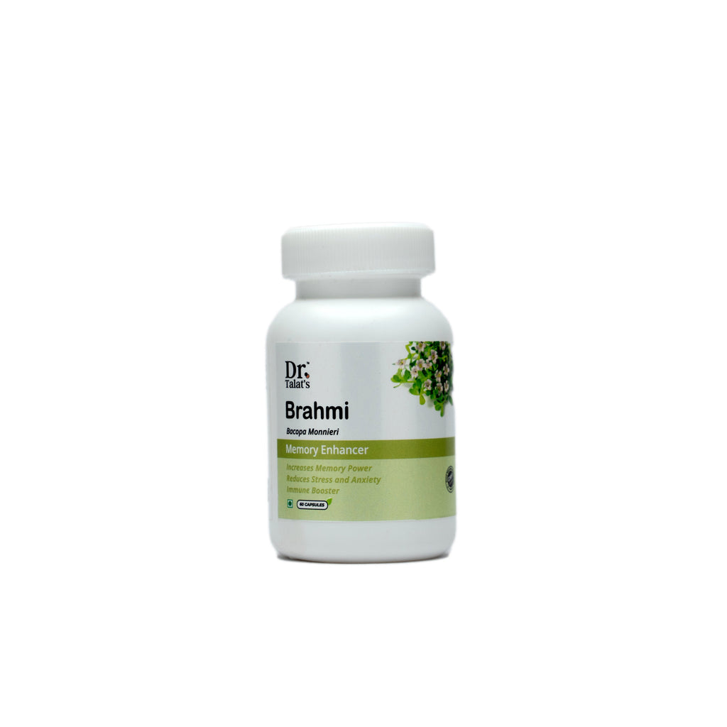 Dr. Talat's Brahmi Herbal Capsules - 60 Capsules