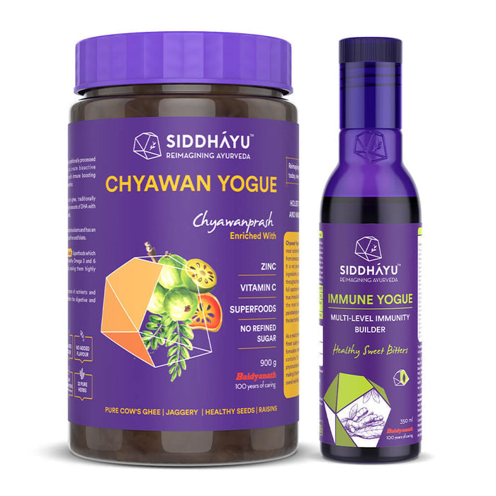 Siddhayu Chyawan Yogue and Wellness Yogue combo
