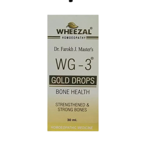 Wheezal Homeopathy WG-3 Gold Drops - 30 ml