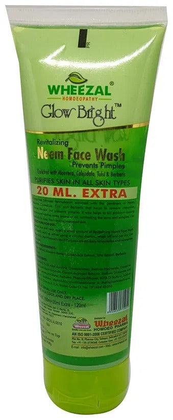 Wheezal Glow Bright Neem Face Wash image 5