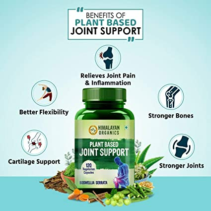 Himalayan Organics Plant Based Joint Support Vegetarian Capsules image 7