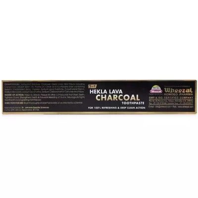 Wheezal Hekla Lava Charcoal Toothpaste image 2