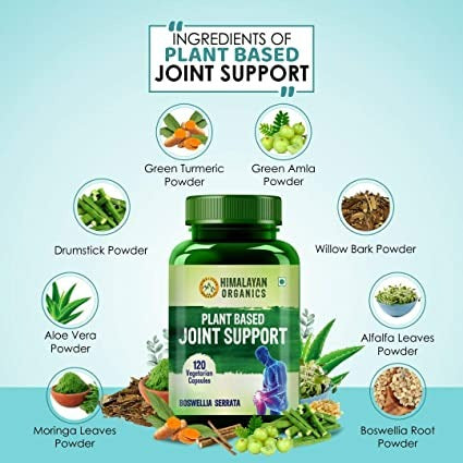Himalayan Organics Plant Based Joint Support Vegetarian Capsules image 5