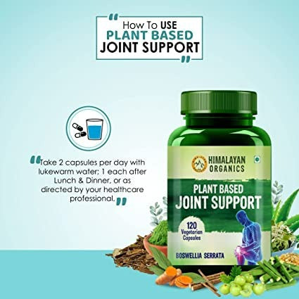 Himalayan Organics Plant Based Joint Support Vegetarian Capsules image 6