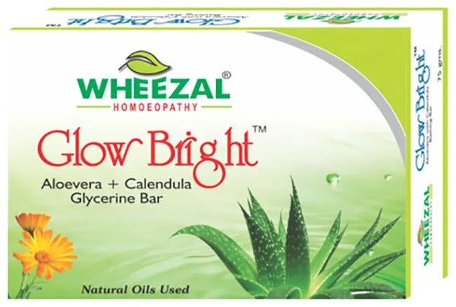 Wheezal Glow Bright Aloevera Calendula Glycerine Bar image 2