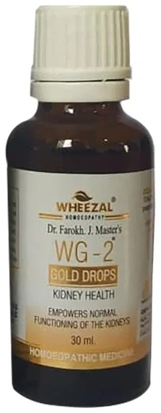 Wheezal Homeopathy WG-2 Gold Drops - 30 ml image 3