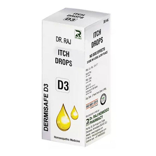 Dr.Raj Dermisafe D3 Itch Drops - 30 ml