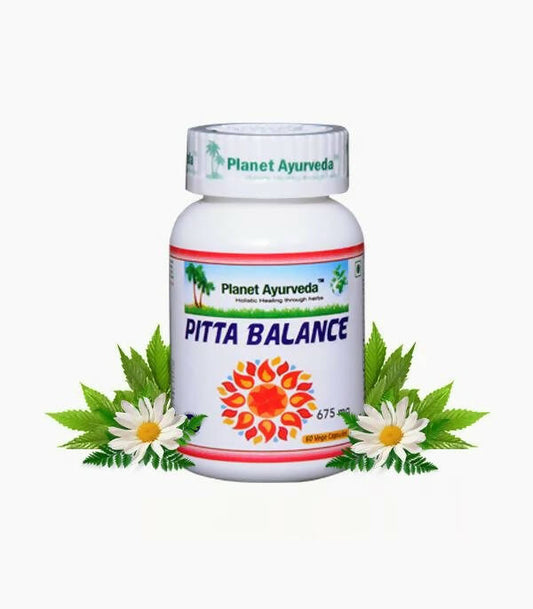 Planet Ayurveda Pitta Balance Capsules - 60 tabs