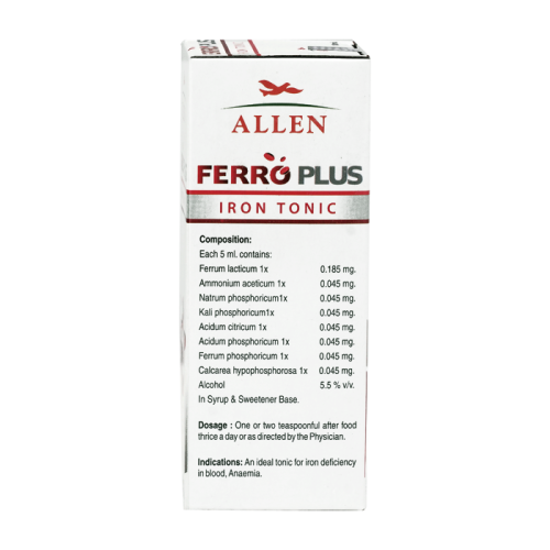 Allen Homeopathy Ferro Plus Syrup image 3