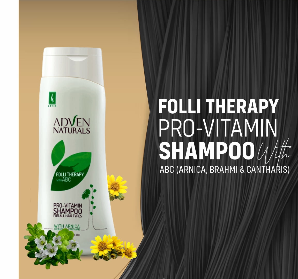Adven Folli Therapy Pro-vitamin Shampoo image 2
