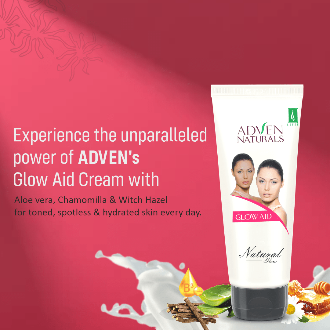 Adven Naturals Glow Face Cream - 100 gms image 3