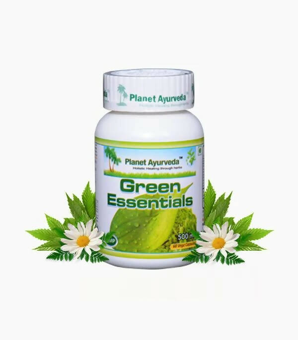 Planet Ayurveda Green Essentials Capsules - 60 tabs image 2