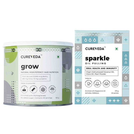 Cureveda Grow & Sparkle Combo