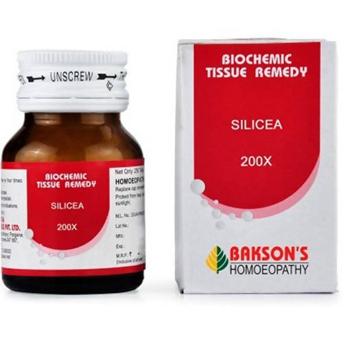 Bakson's Homeopathy Silicea Biochemic Tablets image 10