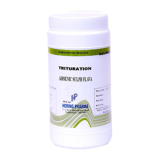 Hering Pharma Arsenic Sulph Flava Trituration Tablet 6X - 450 gms