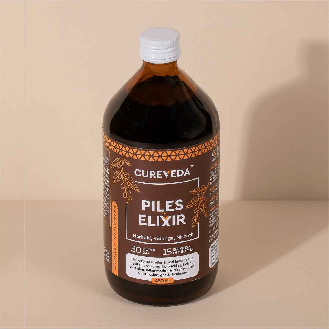 Cureveda Piles Elixir - 450 ml