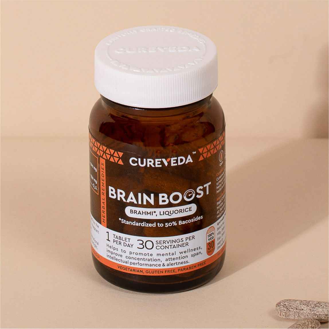 Cureveda Brain Boost - 30 Tablets